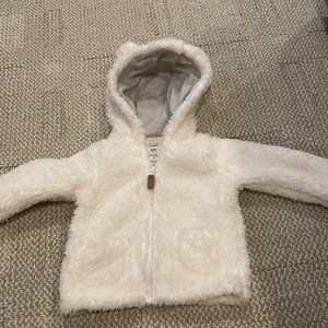 Carter’s White Sherpa Jacket. 6 months
